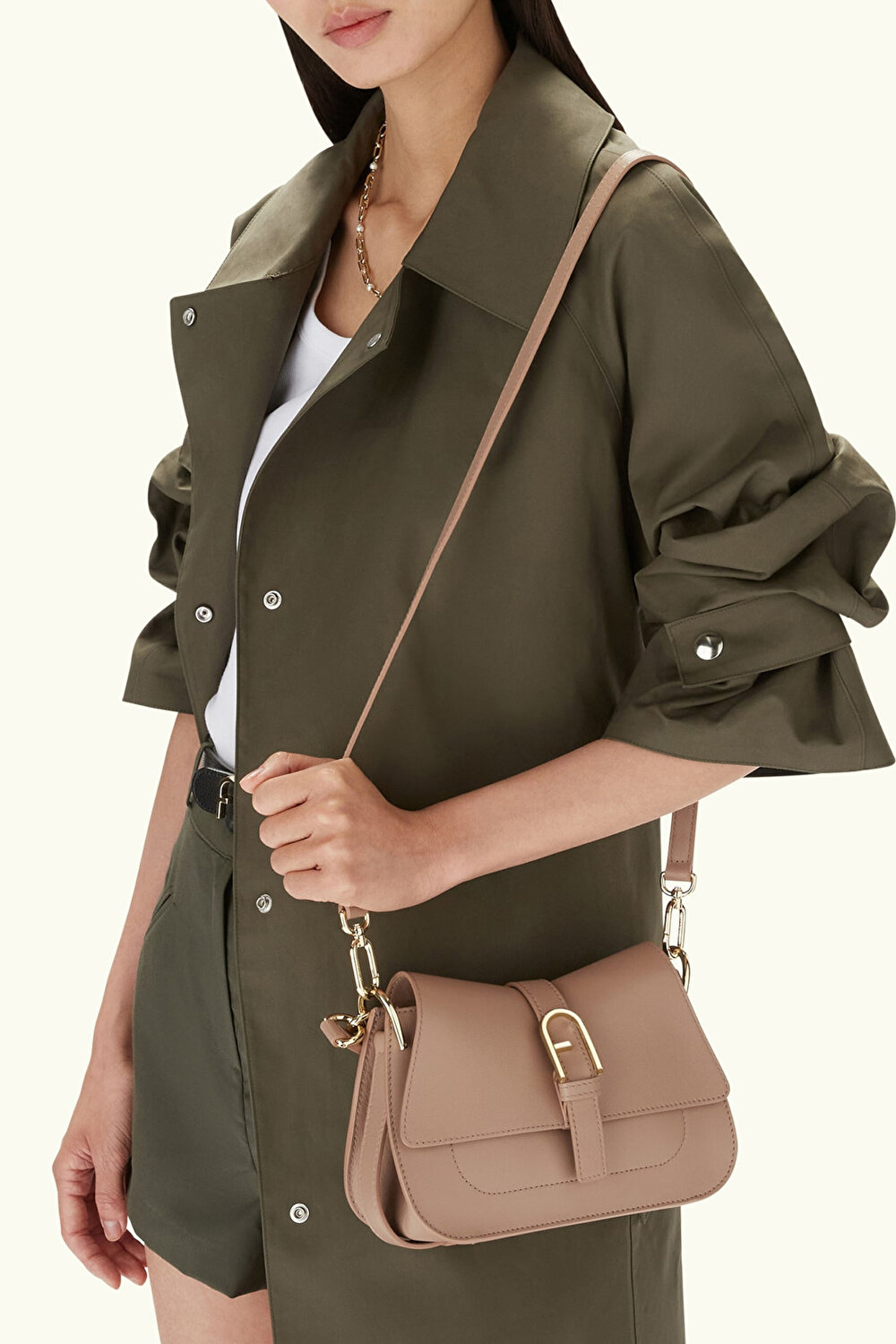 WB01032 FURLA FLOW MINI TOP HANDLE