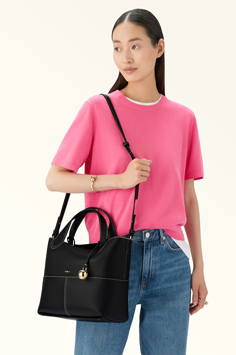 WB01707 FURLA PRIMROSE M TOTE W/FLAP