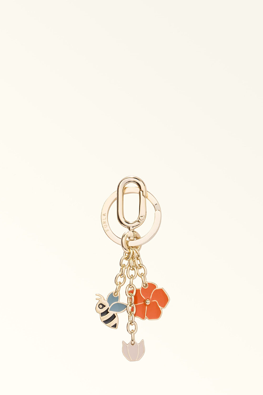 WR00855 FURLA CRYSTAL KEYRING BEE&FLOW