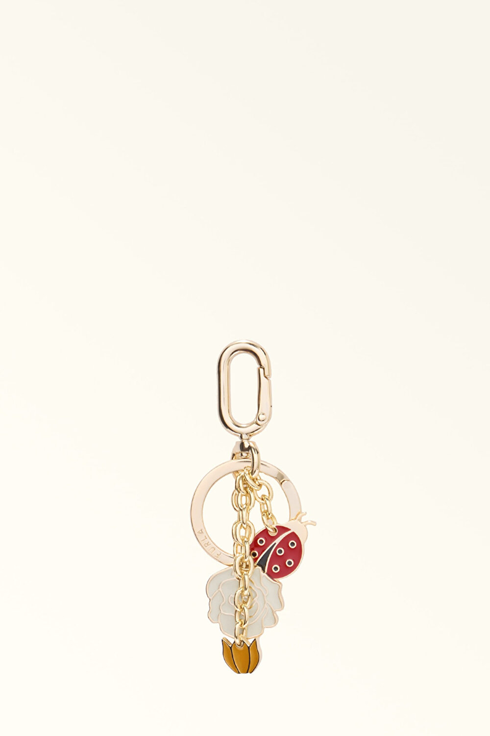 WR00856 FURLA CRYSTAL KEYRING LADYBIRD