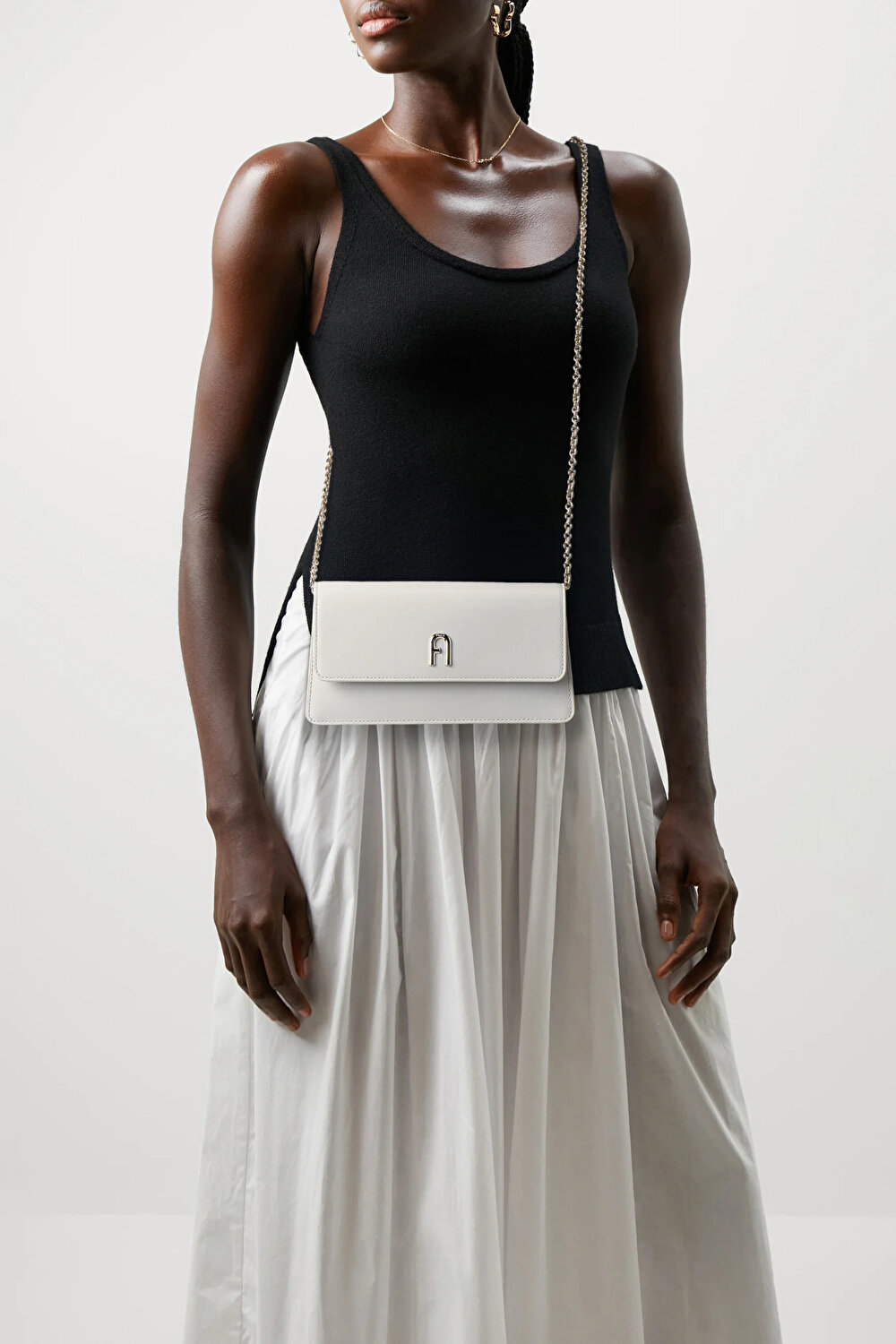 WE00568 FURLA DIAMANTE MINI CROSSBODY CLUTCH