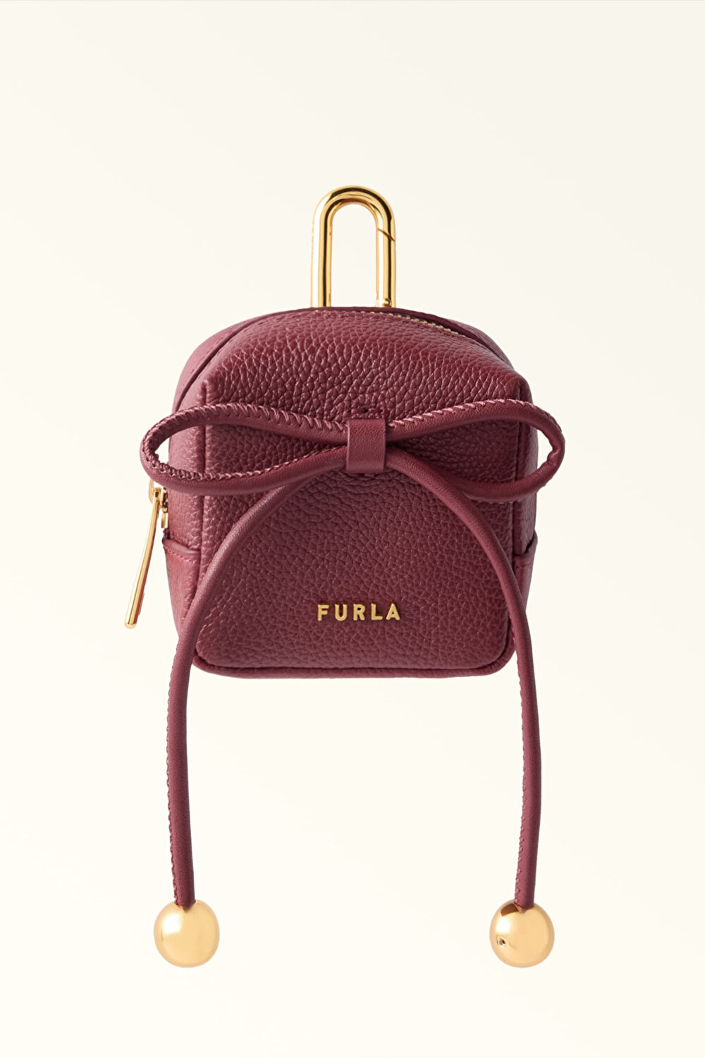 WK00644 FURLA POPPY RIBBON CASE CHARM