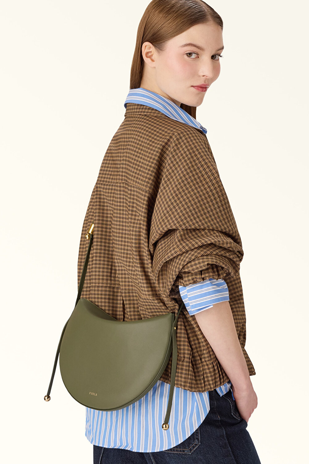 WB01868 FURLA MOONSTONE M SHOULDER BAG