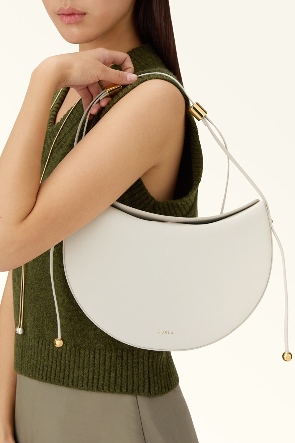 WB01868 FURLA MOONSTONE M SHOULDER BAG