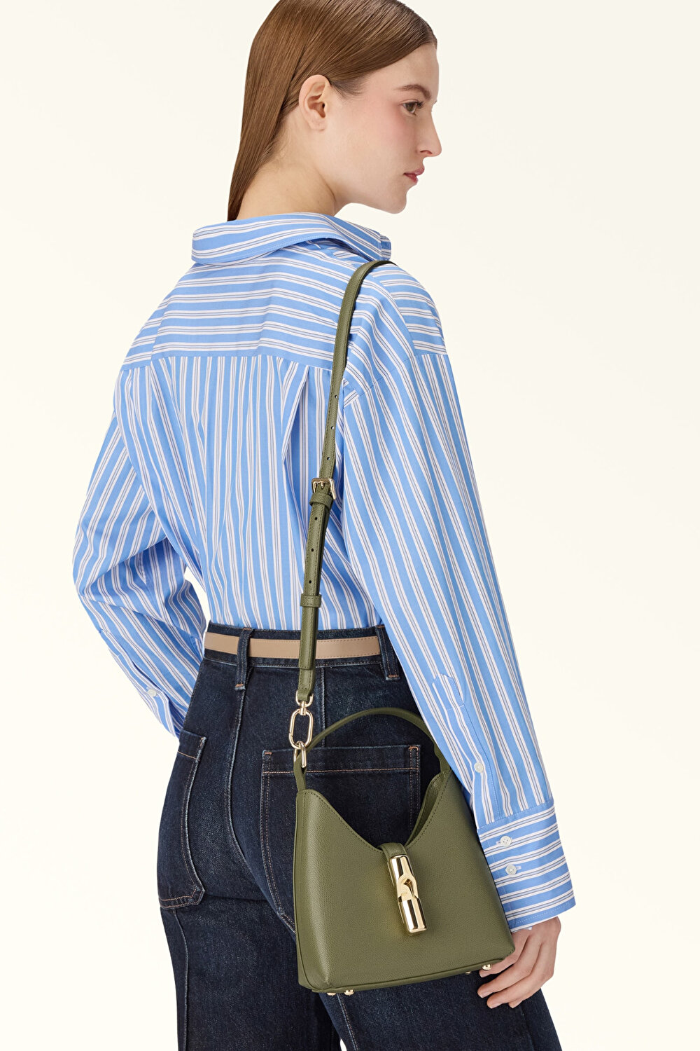 WE00876 FURLA IRIDE MINI HOBO W/STRAP