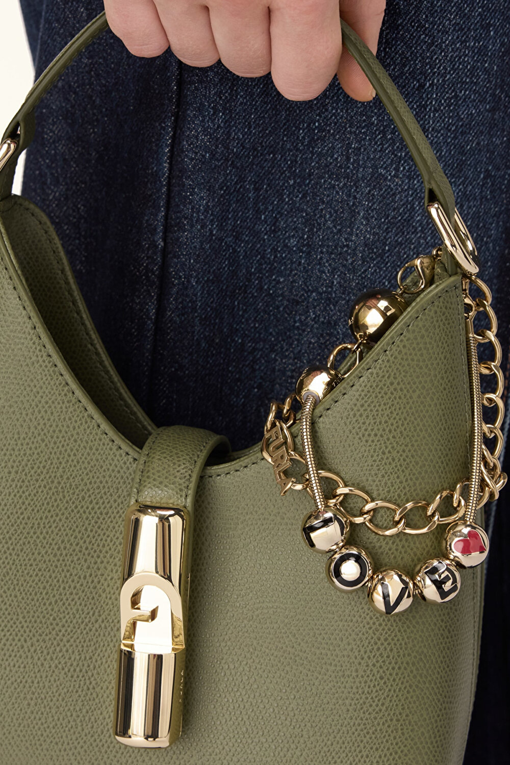 WE00876 FURLA IRIDE MINI HOBO W/STRAP