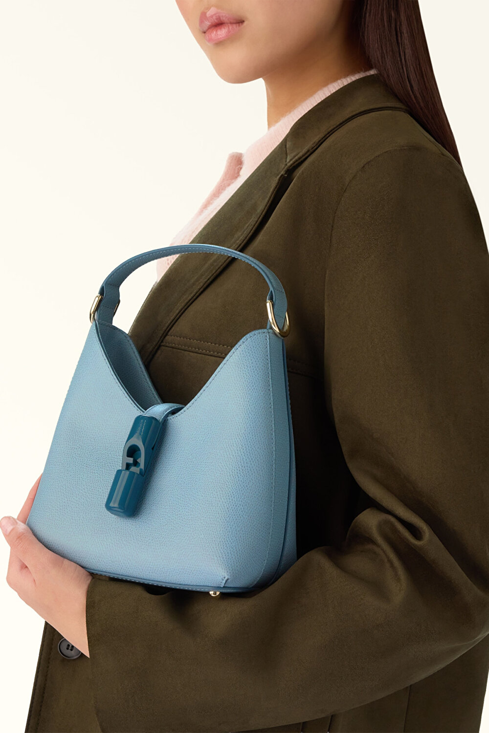 WE00876 FURLA IRIDE MINI HOBO W/STRAP