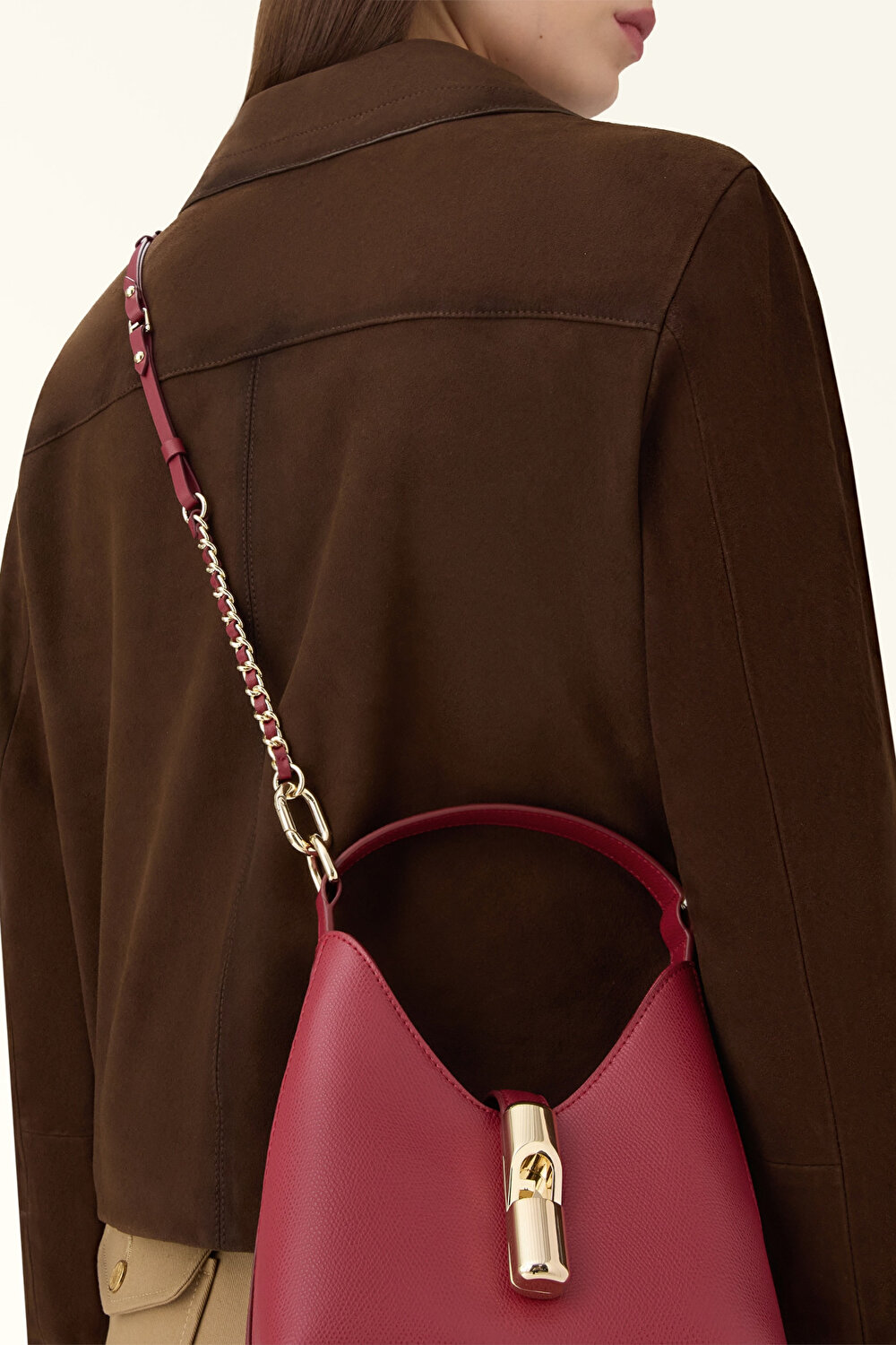 WE00876 FURLA IRIDE MINI HOBO W/STRAP