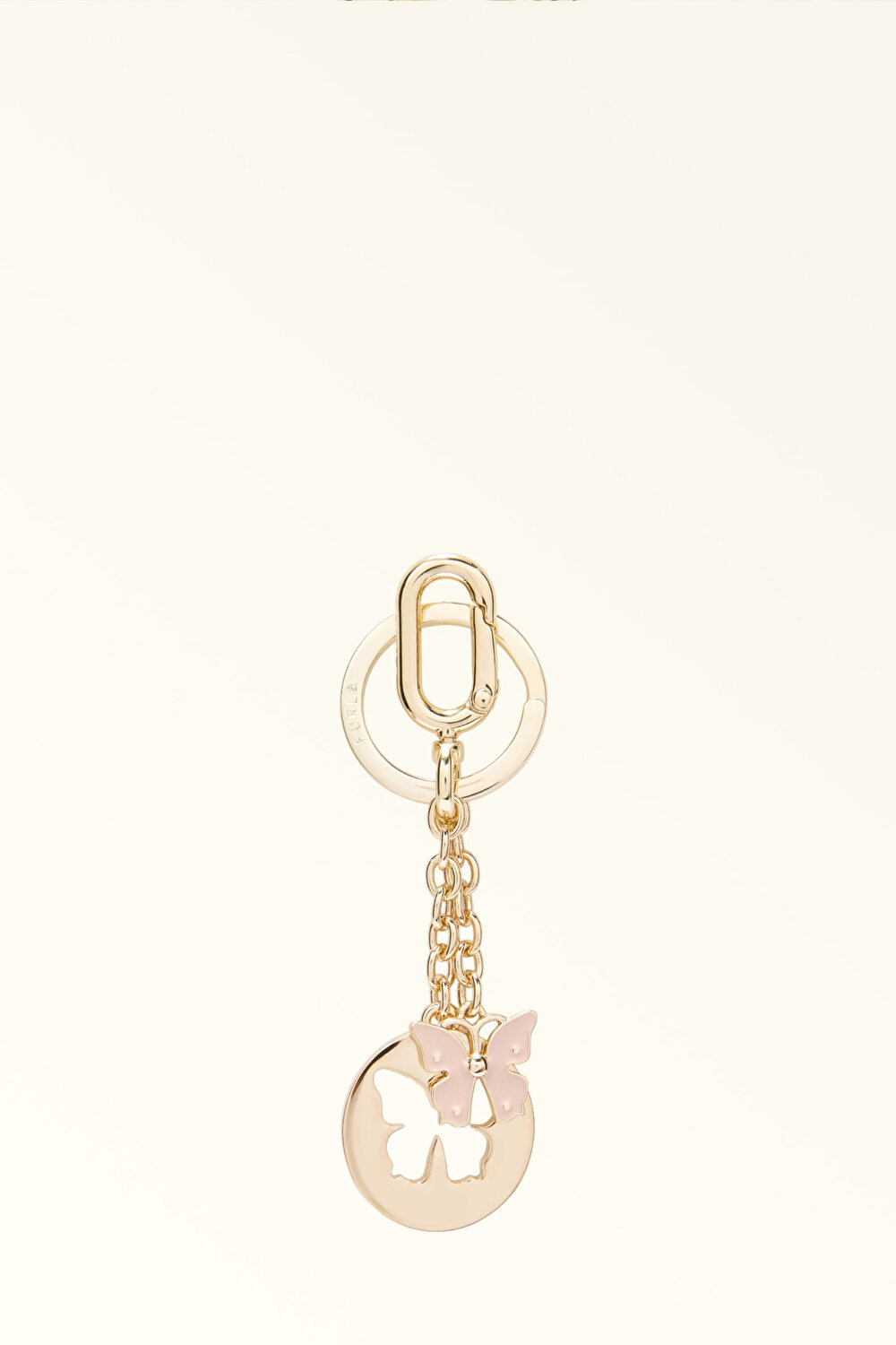 WR00829 FURLA CRYSTAL KEYRING BUTTERFL
