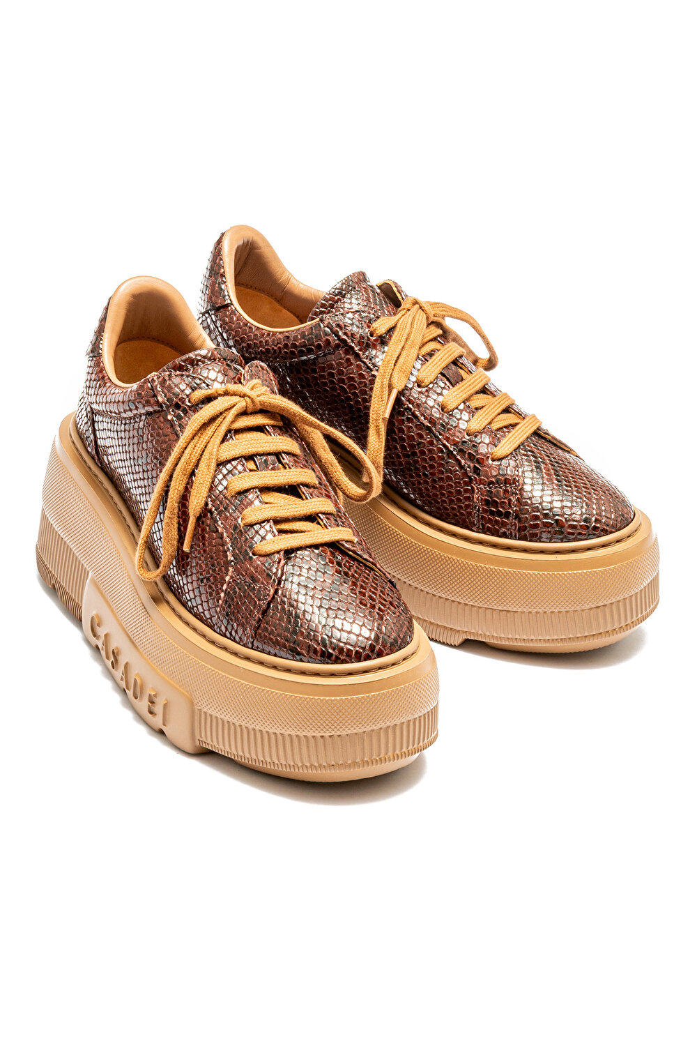 2X894U0701BASIL2608 CASADEI KADIN Platform Sneaker