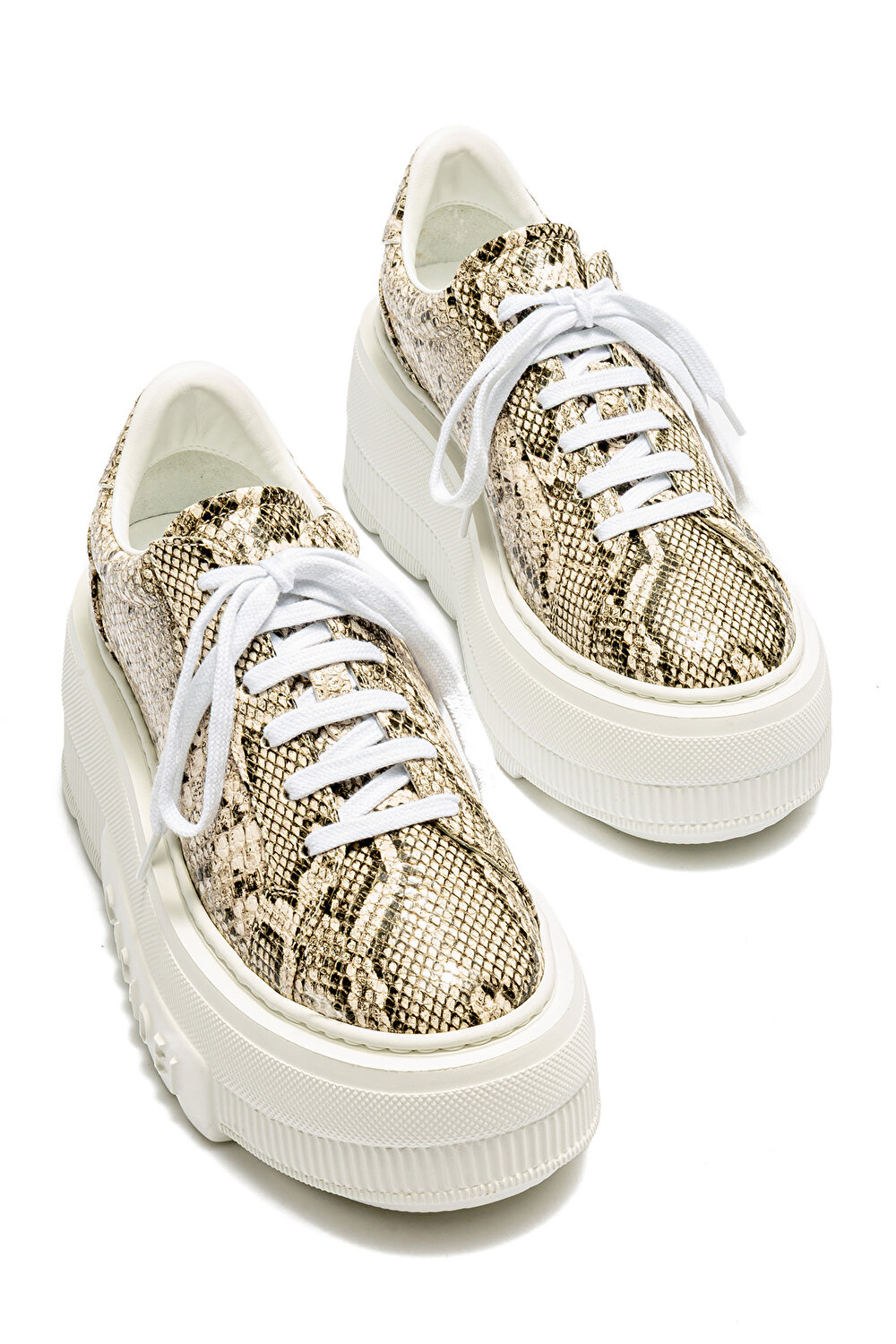 2X894U0701BASIL9500 CASADEI KADIN Platform Sneaker