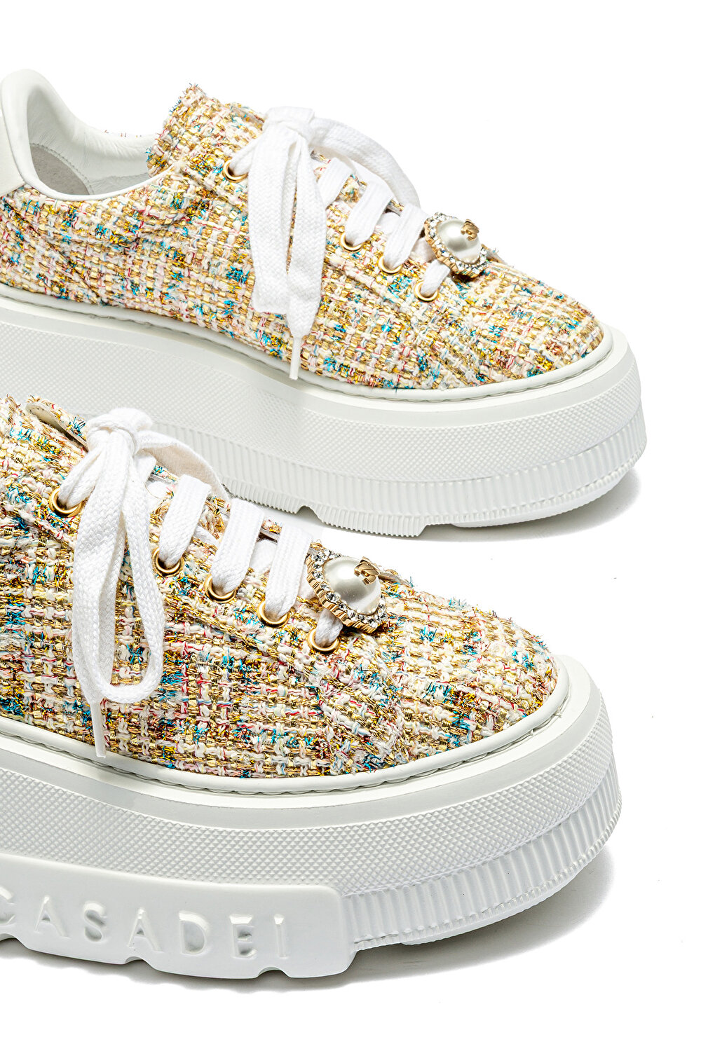 2X104B0701C2980B341 CASADEI KADIN PLATFORM SNEAKER