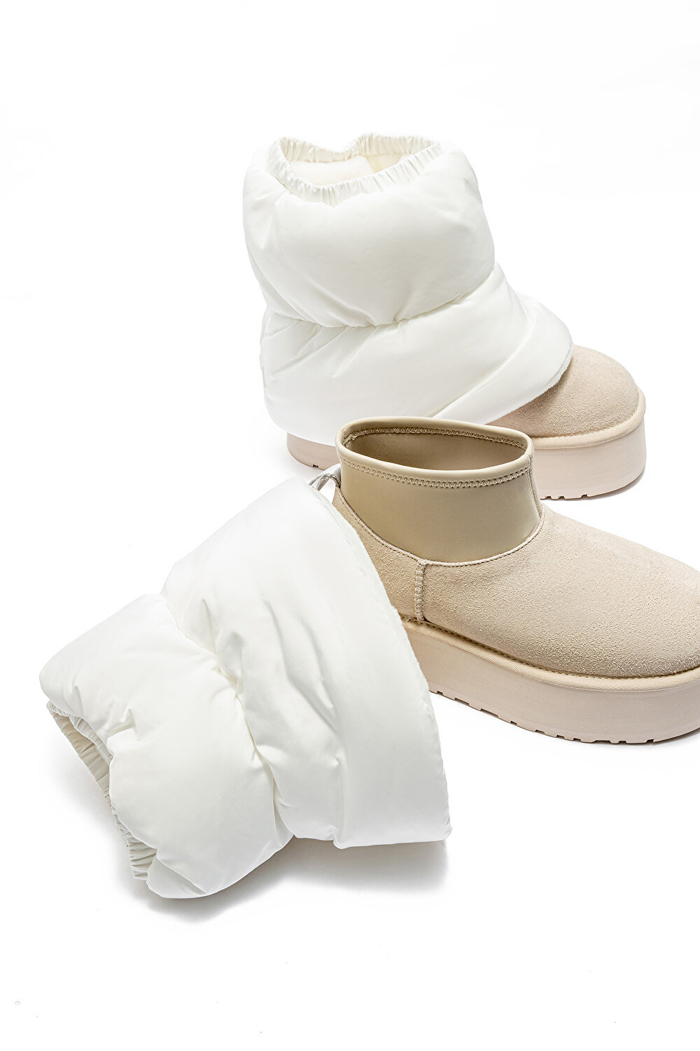 1158275 CLASSIC MINI DIPPER PUFFER UGG KADIN PLATFORM BOT