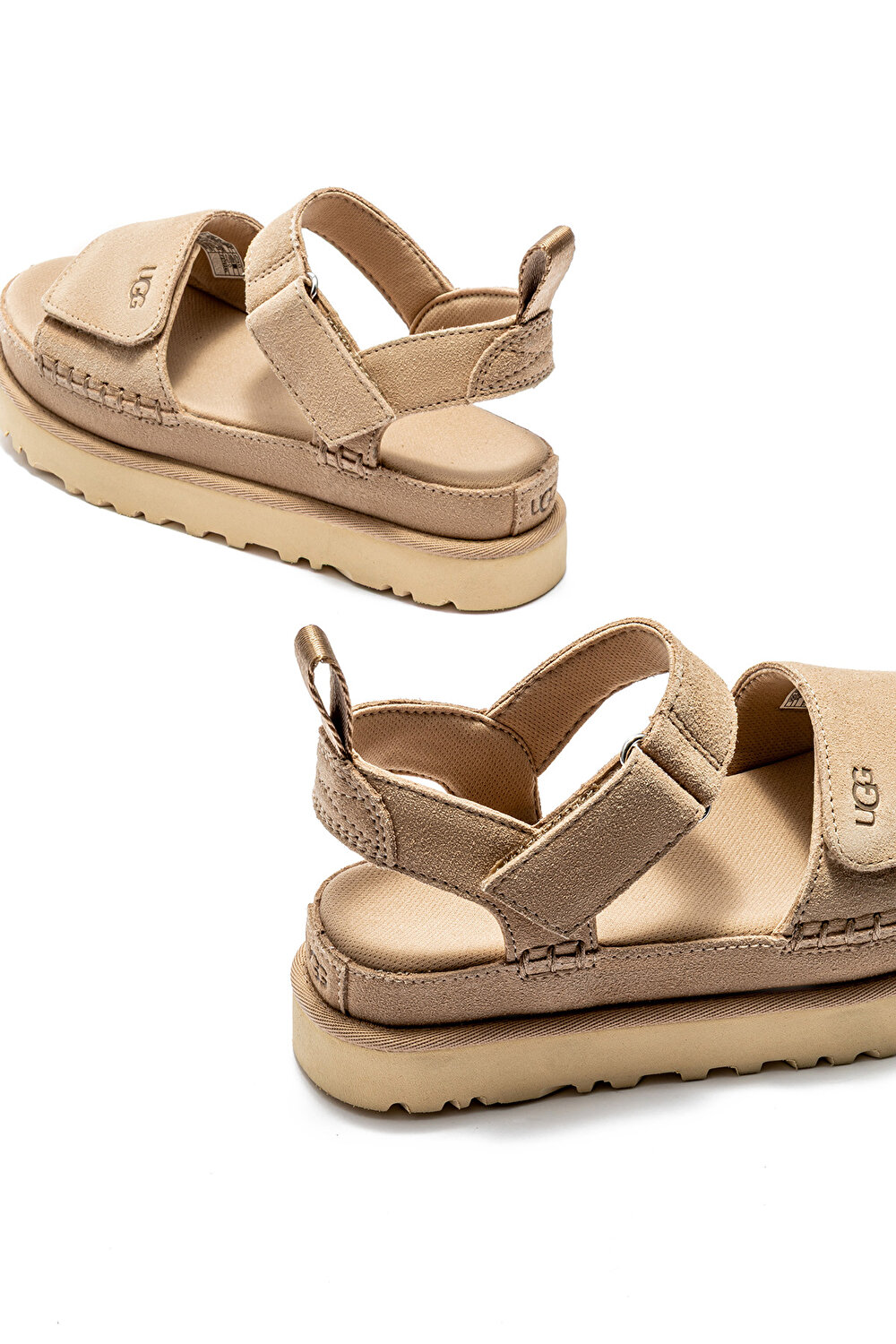 1136783 GOLDENSTAR UGG KADIN PLATFORM SANDALET