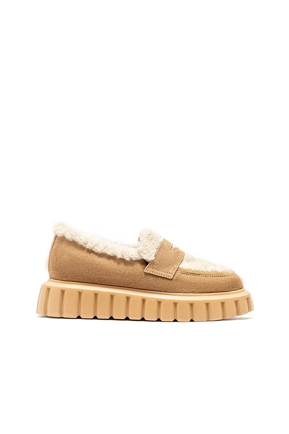 GRENELLE MOK FUR VOILE BLANCHE KADIN LOAFER