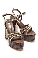 1L391J1201C2824B309 CASADEI KADIN TOPUKLU SANDALET