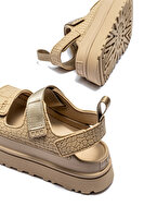 1175311 GOLDENGLOW EMBOSSED UGG KADIN PLATFORM SANDALET