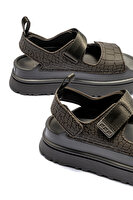 1175311 GOLDENGLOW EMBOSSED UGG KADIN PLATFORM SANDALET