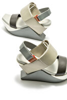 DELTA WEDGE UNITED NUDE KADIN TOPUKLU SANDALET