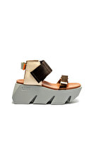 BULL RUN UNITED NUDE KADIN PLATFORM SANDALET