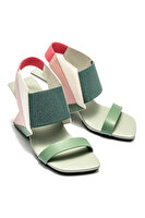 LOOP 3D HI UNITED NUDE KADIN TOPUKLU SANDALET