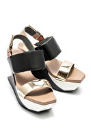 DELTA WEDGE SANDAL UNITED NUDE KADIN TOPUKLU SANDALET